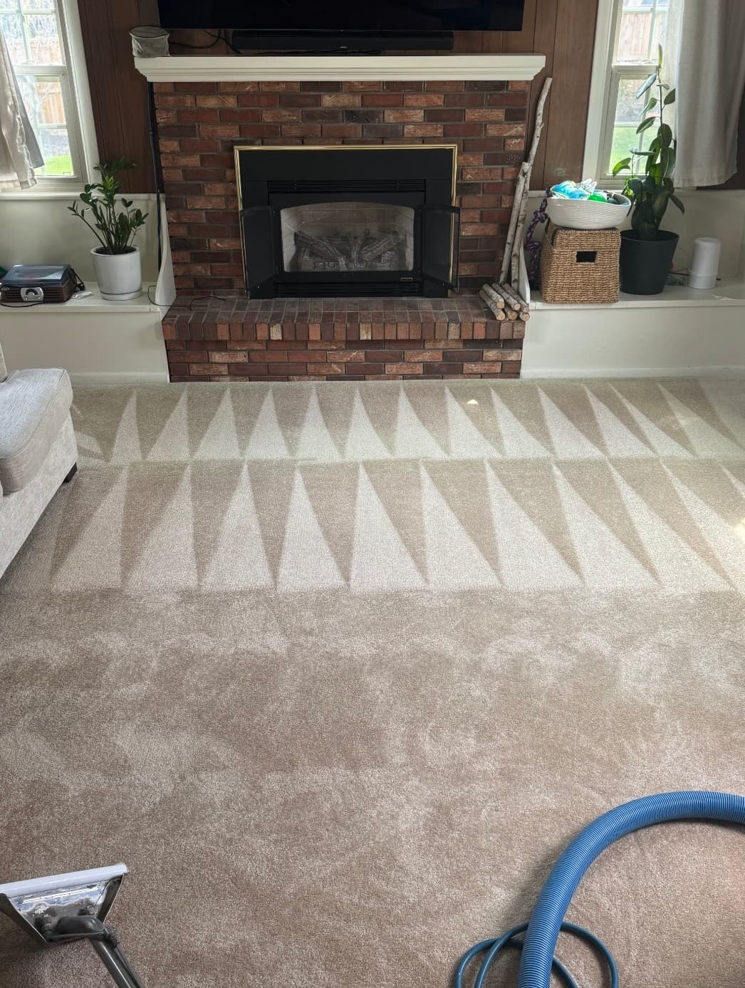 Fireplace Room Carpet